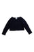 A Navy Cardigans from Jacadi in size 4T for girl. (Front View)