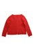 A Red Cardigans from Bonpoint in size 4T for girl. (Back View)