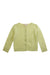 A Green Cardigans from Bonpoint in size 4T for girl. (Front View)