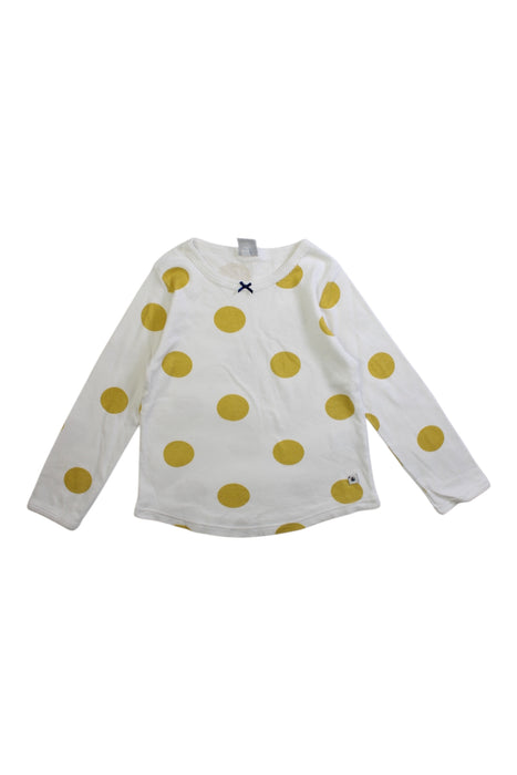 A White Separates from Petit Bateau in size 4T for girl. (Front View)