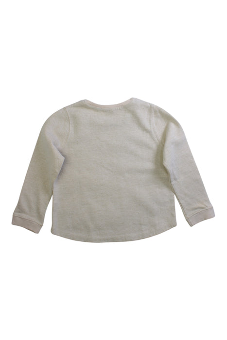 A Beige Long Sleeve Tops from Bonpoint in size 4T for girl. (Back View)