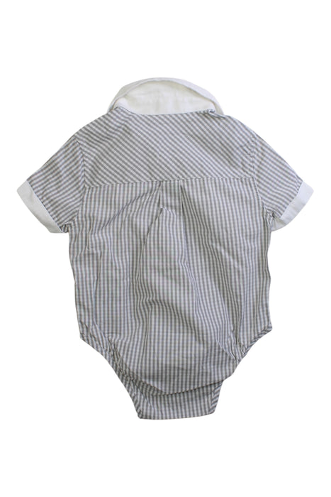 A Grey Short Sleeve Bodysuits from Nicholas & Bears in size 6-12M for boy. (Back View)