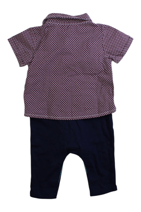 A Navy Pants Sets from Baker by Ted Baker in size 3-6M for boy. (Back View)