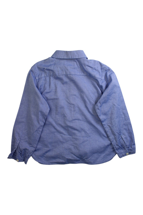 A Blue Long Sleeve Shirts from Bellerose in size 10Y for boy. (Back View)