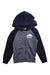 A Navy Zippered Sweatshirts from Roots in size 5T for neutral. (Front View)