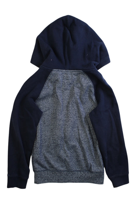 A Navy Zippered Sweatshirts from Roots in size 5T for neutral. (Back View)