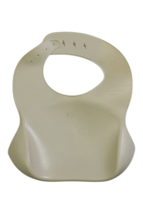 A Beige Bibs from Mushie in size O/S for neutral. (Back View)