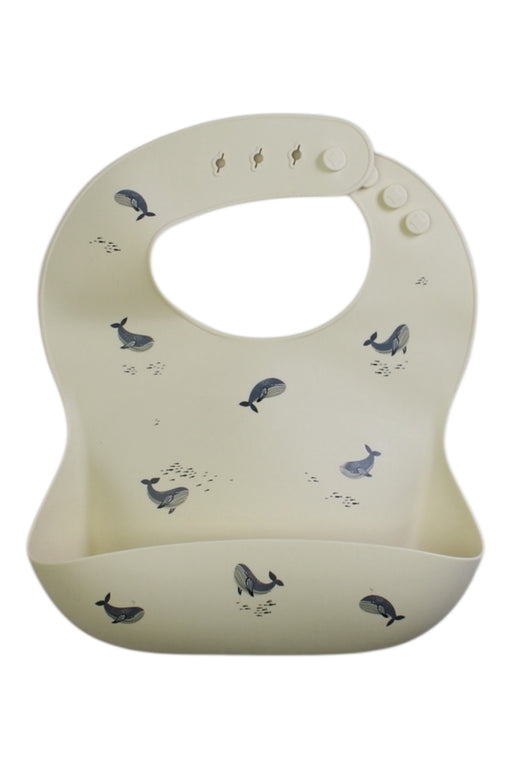 A Ivory Bibs from Mushie in size O/S for neutral. (Front View)