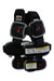 A Black Car Accessories from RideSafer in size 2T for neutral. (Front View)