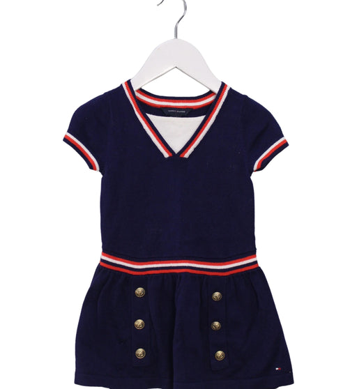 A Purple Sweater Dresses from Tommy Hilfiger in size 12-18M for girl. (Front View)