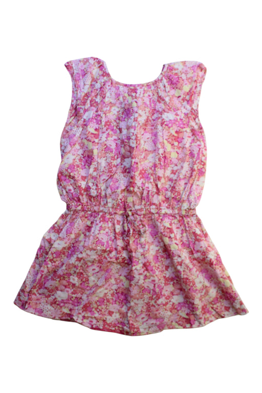 A Pink Sleeveless Dresses from Jacadi in size 8Y for girl. (Front View)
