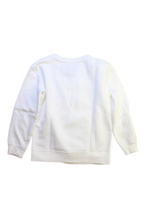 A White Crewneck Sweatshirts from Air Jordan in size 6T for boy. (Back View)