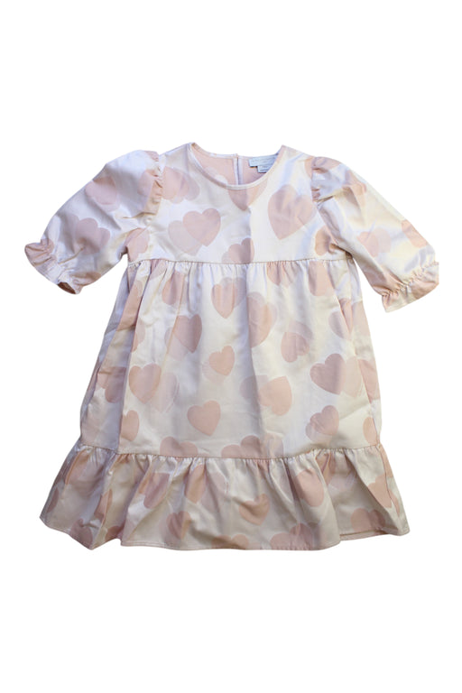 A Pink Long Sleeve Dresses from Stella McCartney in size 6T for girl. (Front View)