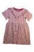 A Red Short Sleeve Dresses from Petit Bateau in size 10Y for girl. (Front View)