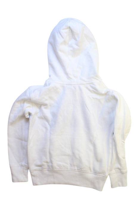A White Hooded Sweatshirts from Polo Ralph Lauren in size 7Y for girl. (Back View)