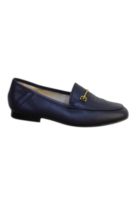 A Navy Loafers & Moccasins from Sam Edelman in size 7Y for girl. (Front View)