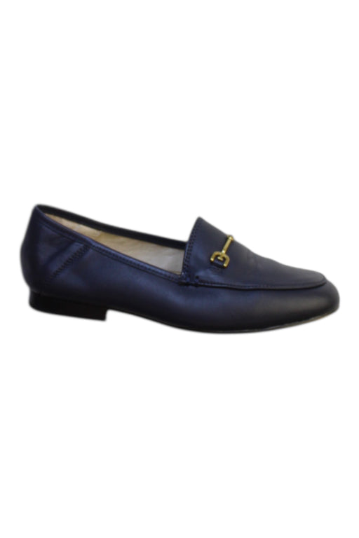 A Navy Loafers & Moccasins from Sam Edelman in size 7Y for girl. (Front View)