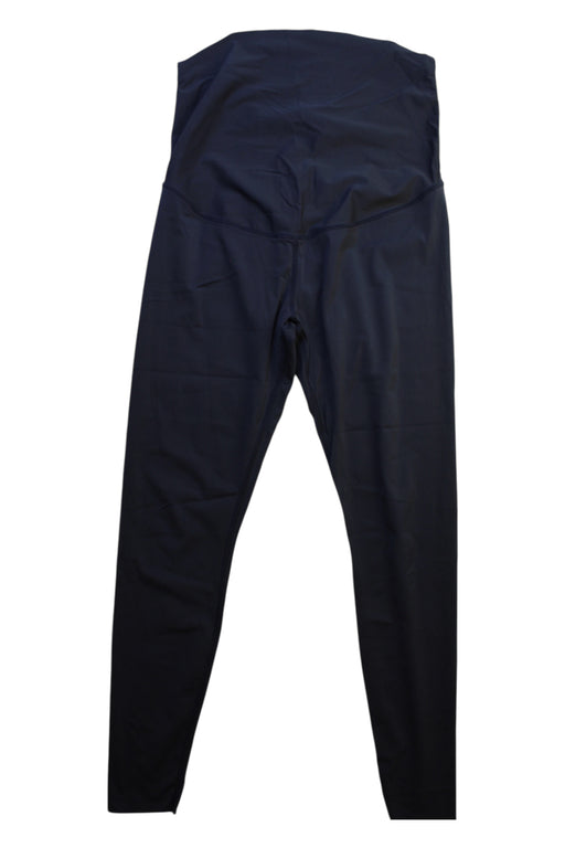 A Navy Leggings from Aumnie in size Maternity-L for maternity. (Front View)