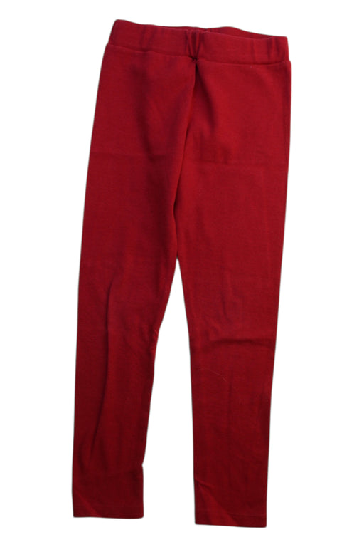 A Red Leggings from Mayoral in size 6T for girl. (Front View)