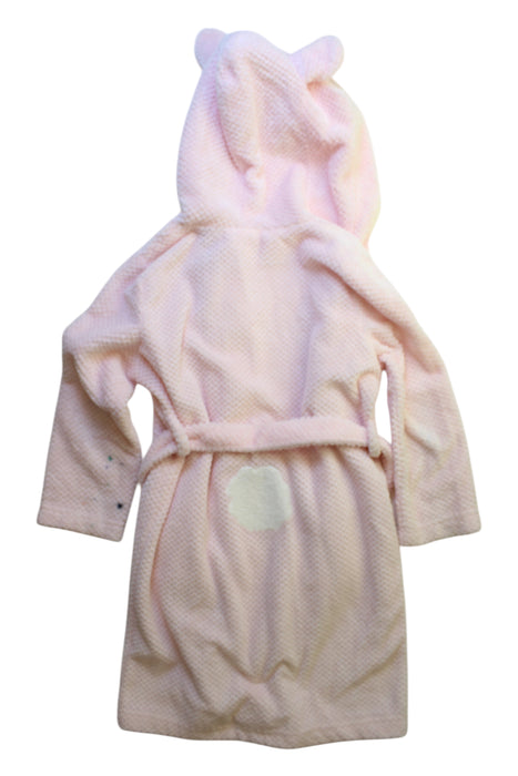 A Pink Sleepwear Bathrobes from Seed in size 6T for girl. (Back View)
