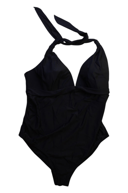 A Black Swimsuits from Seraphine in size Maternity-L for maternity. (Front View)