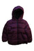 A Purple Puffer/Quilted Coats & Outerwear from Petit Bateau in size 6T for girl. (Front View)