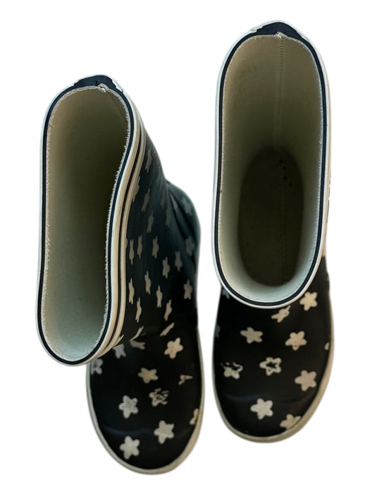 A Black Rain Boots from Aigle in size 5T for neutral. (Back View)