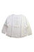 A White Long Sleeve Tops from Chloe in size 6T for girl. (Front View)