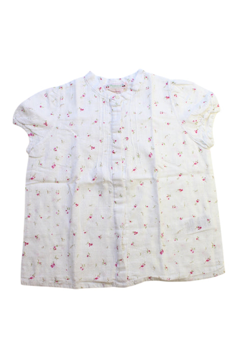 A White Short Sleeve Shirts from Bonpoint in size 8Y for girl. (Front View)