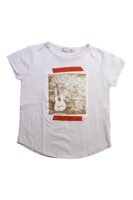 A White Short Sleeve T Shirts from Bonpoint in size 8Y for girl. (Front View)