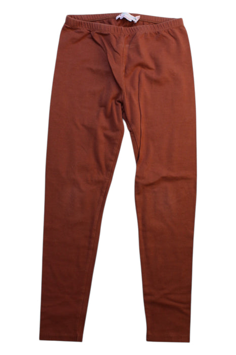 A Brown Leggings from Bonpoint in size 8Y for girl. (Front View)