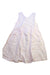 A White Sleeveless Dresses from The Little White Company in size 5T for girl. (Front View)