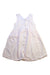 A White Sleeveless Dresses from The Little White Company in size 5T for girl. (Back View)