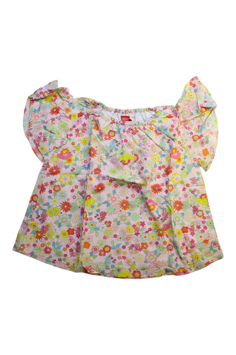 A Multicolour Short Sleeve Tops from Oilily in size 6T for girl. (Front View)