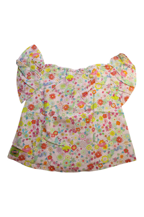 A Multicolour Short Sleeve Tops from Oilily in size 6T for girl. (Back View)