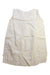 A Ivory Sleeveless Dresses from Les Enfantines in size 6T for girl. (Back View)