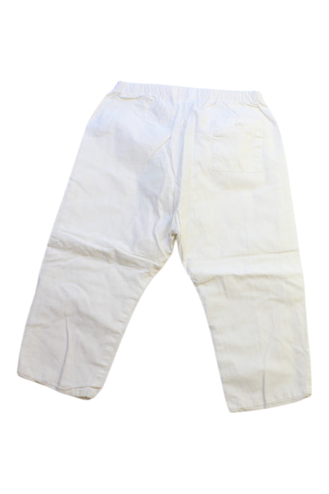 A White Casual Pants from Bonpoint in size 2T for girl. (Back View)