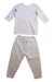 A White Pyjama Sets from Bonpoint in size 2T for girl. (Back View)
