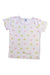A White Short Sleeve T Shirts from Petit Bateau in size 4T for girl. (Front View)