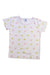 A White Short Sleeve T Shirts from Petit Bateau in size 4T for girl. (Front View)