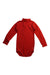A Red Long Sleeve Bodysuits from Petit Bateau in size 3T for girl. (Front View)