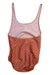 A Red Swimsuits from Caramel in size 2T for girl. (Back View)