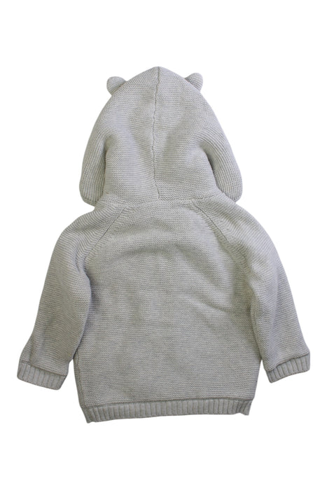 A Grey Cardigans from Seed in size 12-18M for boy. (Back View)