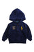 A Navy Zippered Sweatshirts from Polo Ralph Lauren in size 12-18M for boy. (Front View)