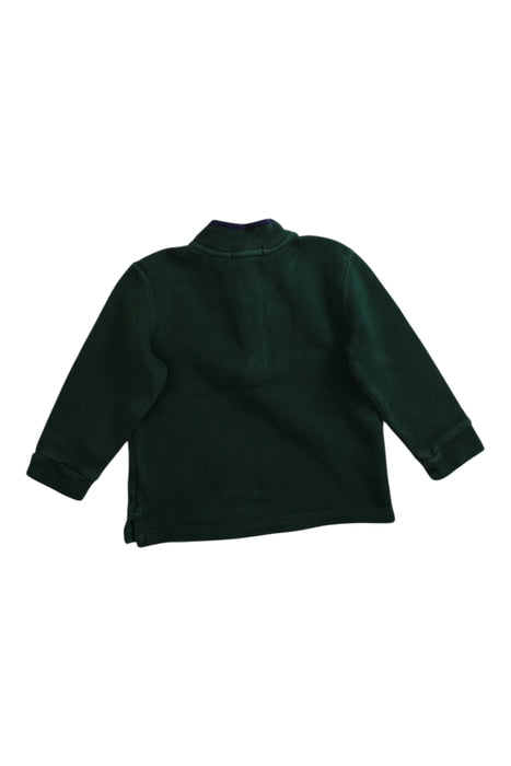 A Green Zippered Sweatshirts from Polo Ralph Lauren in size 2T for boy. (Back View)