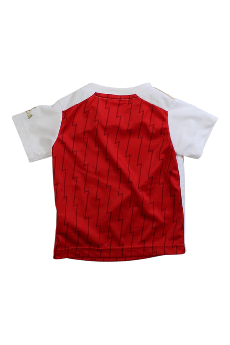 A Red Short Sleeve T Shirts from Adidas in size 6-12M for boy. (Back View)