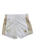 A White Shorts from Adidas in size 6-12M for boy. (Front View)