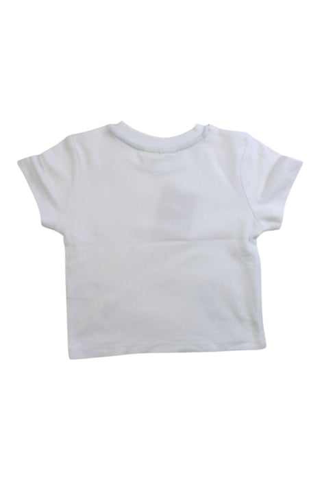 A White Short Sleeve Shirts from The Little White Company in size 12-18M for boy. (Back View)