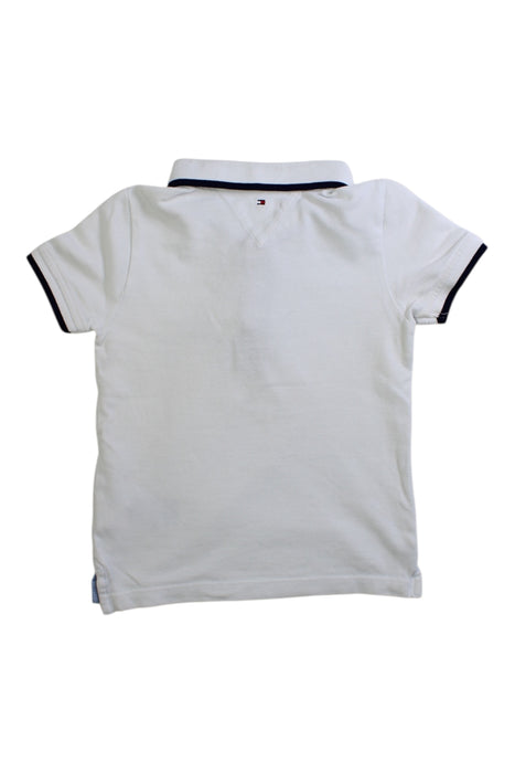 A White Short Sleeve Polos from Tommy Hilfiger in size 18-24M for boy. (Back View)