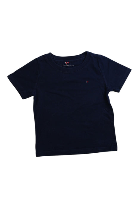 A Navy Short Sleeve T Shirts from Tommy Hilfiger in size 12-18M for boy. (Front View)